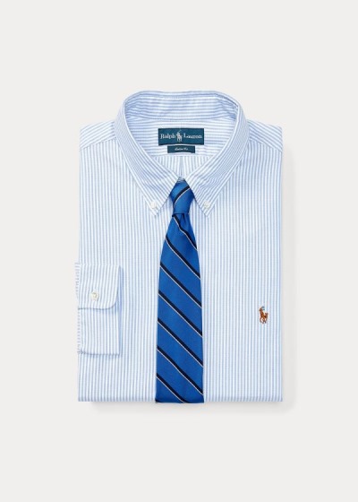 Pánské Košile Polo Ralph Lauren Bengal-Striped Oxford - 90748-JBYE